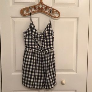 American Eagle Outfitters Gingham Print Romper